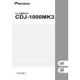 PIONEER CDJ-1000MK3/NKXJ5 Owners Manual