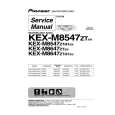 PIONEER KEX-M8547ZT-91 Service Manual