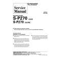 PIONEER SP270 XJI/E Service Manual