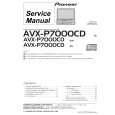 PIONEER AVXP7500CD Service Manual