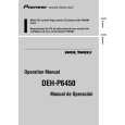 PIONEER DEH-P6450/XN/ES Owners Manual