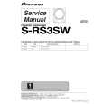 PIONEER S-RS3SW/LFXJ Service Manual