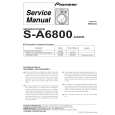 PIONEER S-A6800/XJI/EW Service Manual