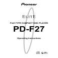 PIONEER PD-F27 Owners Manual