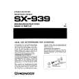 PIONEER SX-939 Owners Manual