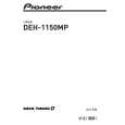 PIONEER DEH-1150MP/XU/CN5 Owners Manual