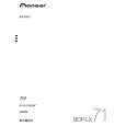 PIONEER BDP-LX71/TAXJ5 Owners Manual