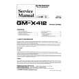 PIONEER GMX412 Service Manual