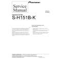 PIONEER S-H151B-K Service Manual