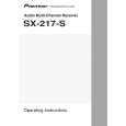 PIONEER SX-217-S/SFLXJ Owners Manual