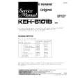 PIONEER KEH-6101B Service Manual