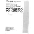 PIONEER PDP503 Owners Manual