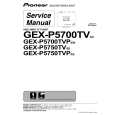 PIONEER GEX-P5780TV/XF/BR Service Manual