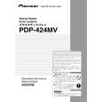 PIONEER PDP-424MV/LUC Owners Manual
