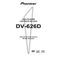 PIONEER DV-626D Owners Manual