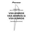 PIONEER VSX-859RDS(-G) Owners Manual