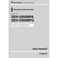PIONEER DEH-2950MPA/XN/EC Owners Manual