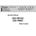 PIONEER CDX-FM1287 Owners Manual