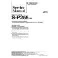 PIONEER SP255 XEP Service Manual