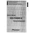 PIONEER DEH-P4000R-B Owners Manual