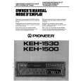PIONEER KEH-1500 Owners Manual