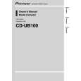 PIONEER CD-UB100/XN/UC Owners Manual