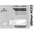 PIONEER CDXFM121 Owners Manual