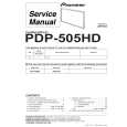 PIONEER PDP-505HD/KUC Service Manual