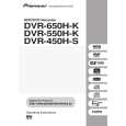 PIONEER DVR-550H-K/KCXV Owners Manual