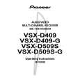 PIONEER VSX-D509S-G/BXJI Owners Manual