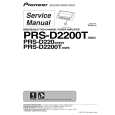 PIONEER PRS-D2200T/XS/ES Service Manual