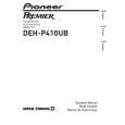 PIONEER DEH-P410UB/XS/UC Owners Manual