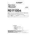 PIONEER PD-F904 Service Manual