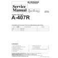 PIONEER A-407R/MV Service Manual