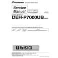 PIONEER DEH-P7000UB/XN/EW5 Service Manual