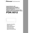 PIONEER PDK-5012 Owners Manual