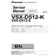 PIONEER VSX-D512-K/FXJI Service Manual