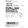PIONEER DVR-550H-AV/WYXV5 Service Manual