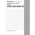 PIONEER VSX-AX10AI-G/SF Owners Manual