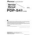 PIONEER PDP-S41/XTW/E5 Service Manual
