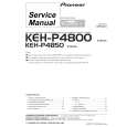 PIONEER KEH-P4850X1M Service Manual
