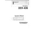 PIONEER DEH436 Owners Manual