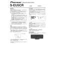 PIONEER S-EU5CR/XCN5 Owners Manual