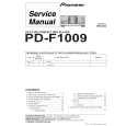 PIONEER PD-F1009/MY Service Manual