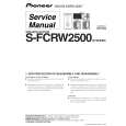 PIONEER S-FCRW2500/XTW/EW5 Service Manual