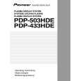 PIONEER PDP-433HDE Owners Manual