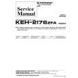 PIONEER KEH2176ZFA X1B/EW Service Manual