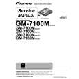 PIONEER GM-7100M/XU/UC Service Manual