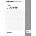 PIONEER CDJ-800/NKXJ Owners Manual