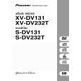 PIONEER XV-DV232T/NTXJ Owners Manual